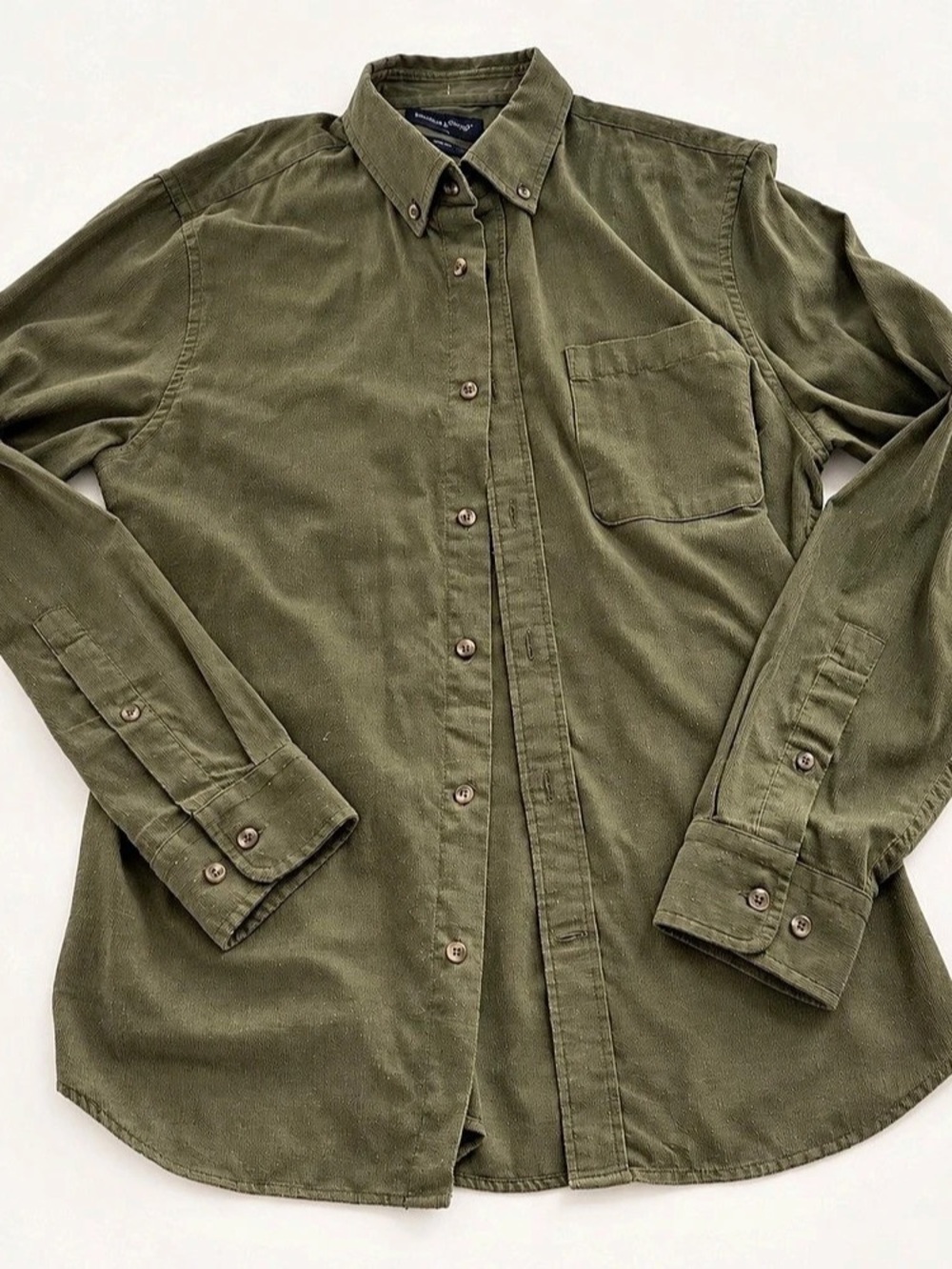 Banana Republic Olive Button Down Shirt